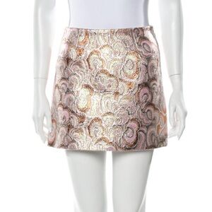 Miu Miu printed mini skirt